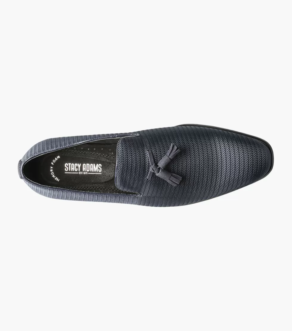 Chaussures Stacy Adams Tazewell - Modèle bleu marine en promotion exclusive