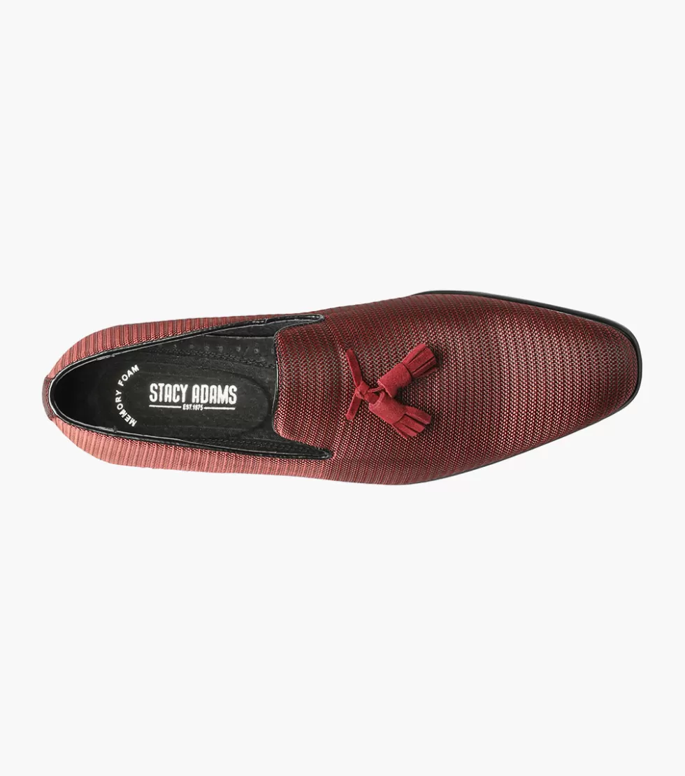 Chaussures Stacy Adams Tazewell - Modèle Urbain en Cuir Brique - Collection Exclusive Printemps 2024