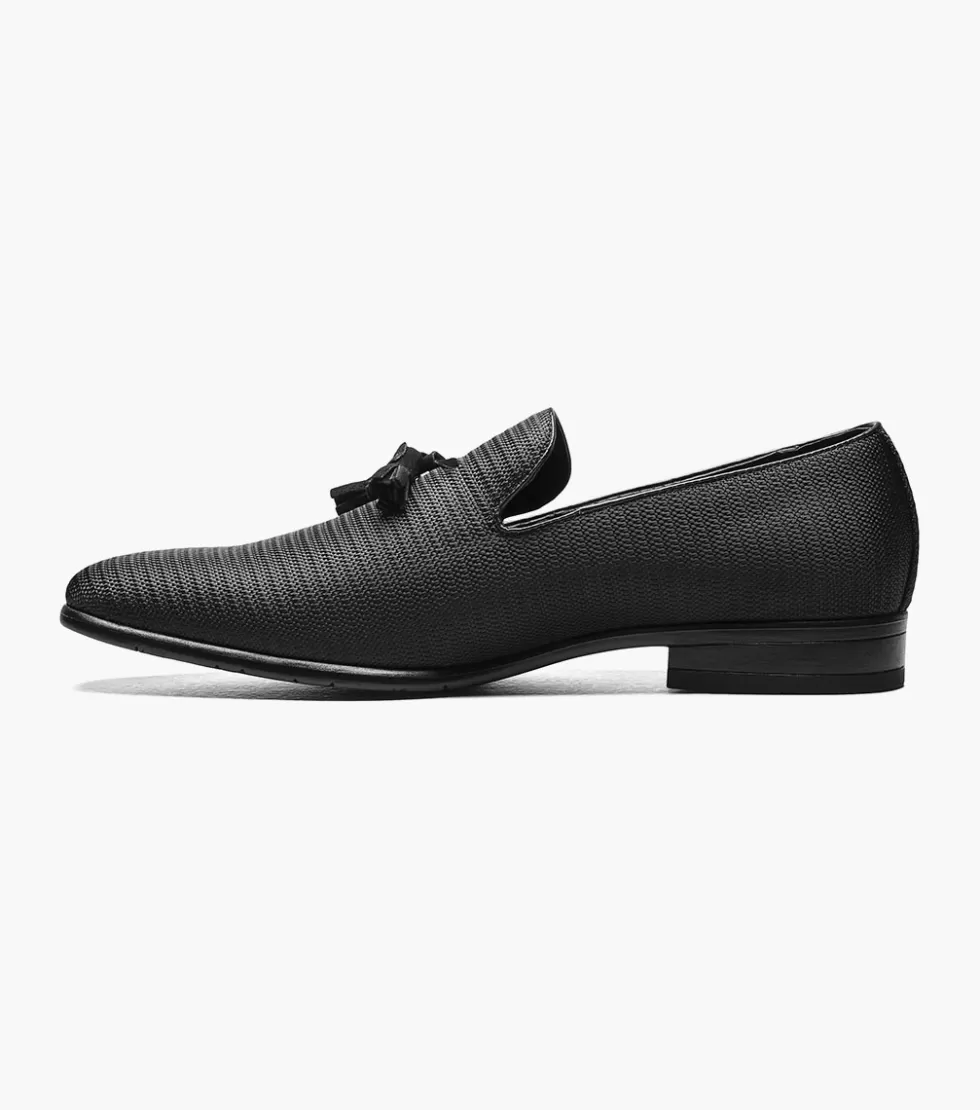 Stylé Tazewell - Chaussures Classiques Stacy Adams en Noir Ébène | Élégance Urbaine Intemporelle