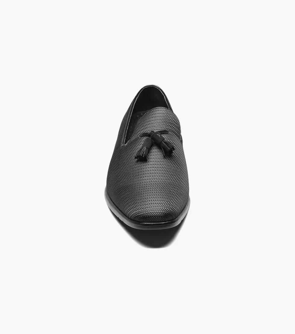 Stylé Tazewell - Chaussures Classiques Stacy Adams en Noir Ébène | Élégance Urbaine Intemporelle