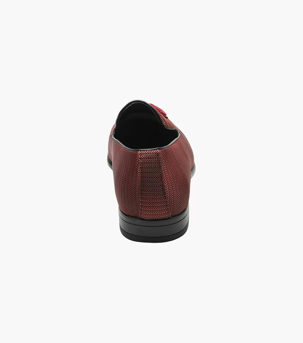 Chaussures Stacy Adams Tazewell - Modèle Urbain en Cuir Brique - Collection Exclusive Printemps 2024