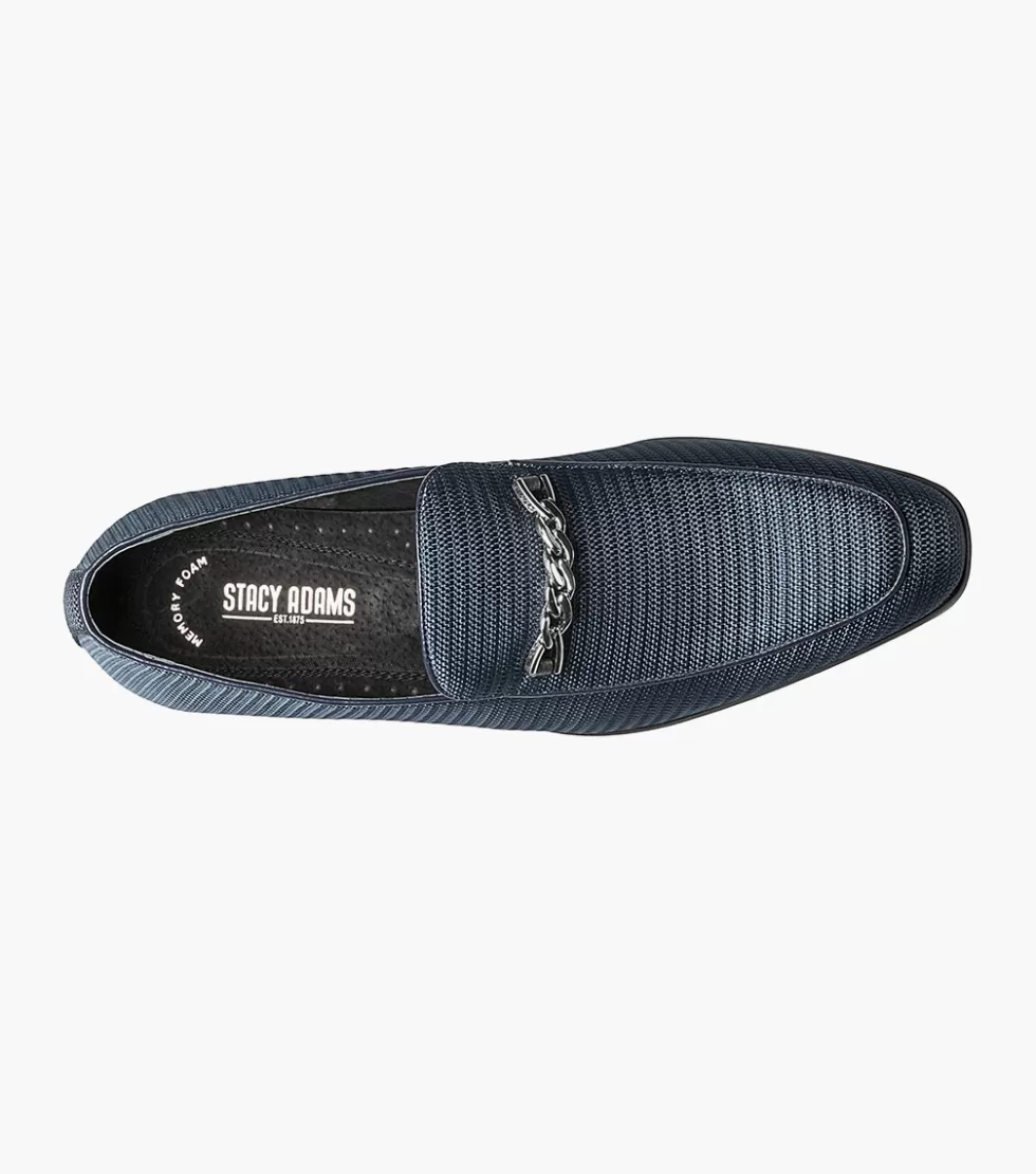 Chaussures élégantes Stacy Adams Tazio Bleu Marine - Promotion Exclusive sur les Nouveautés Printanières