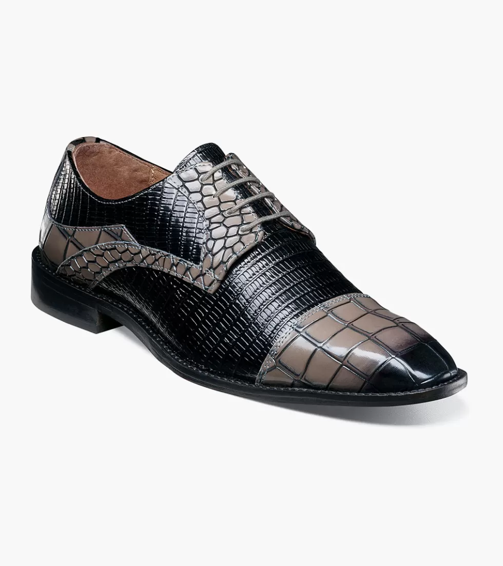 Stylé Tedesco Homme - Chaussures élégantes en cuir souple Noir Anthracite - Édition Confort Urbain