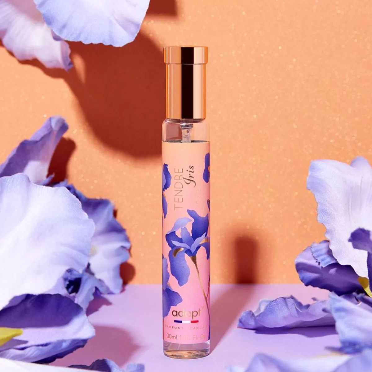 Élégance de l'Iris Tendre - Fragrance Florale à Adopter