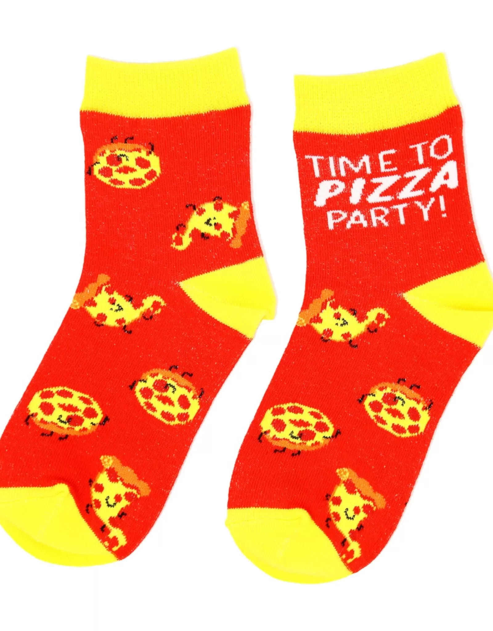 Chaussettes PGC - Fun & Confort : C'est l'heure de la pizza ! Modèle Ado