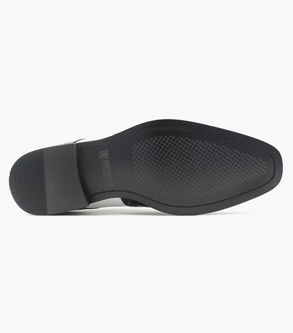 Chaussures Stacy Adams Tinsley - Noir élégant avec accents blancs vibrants