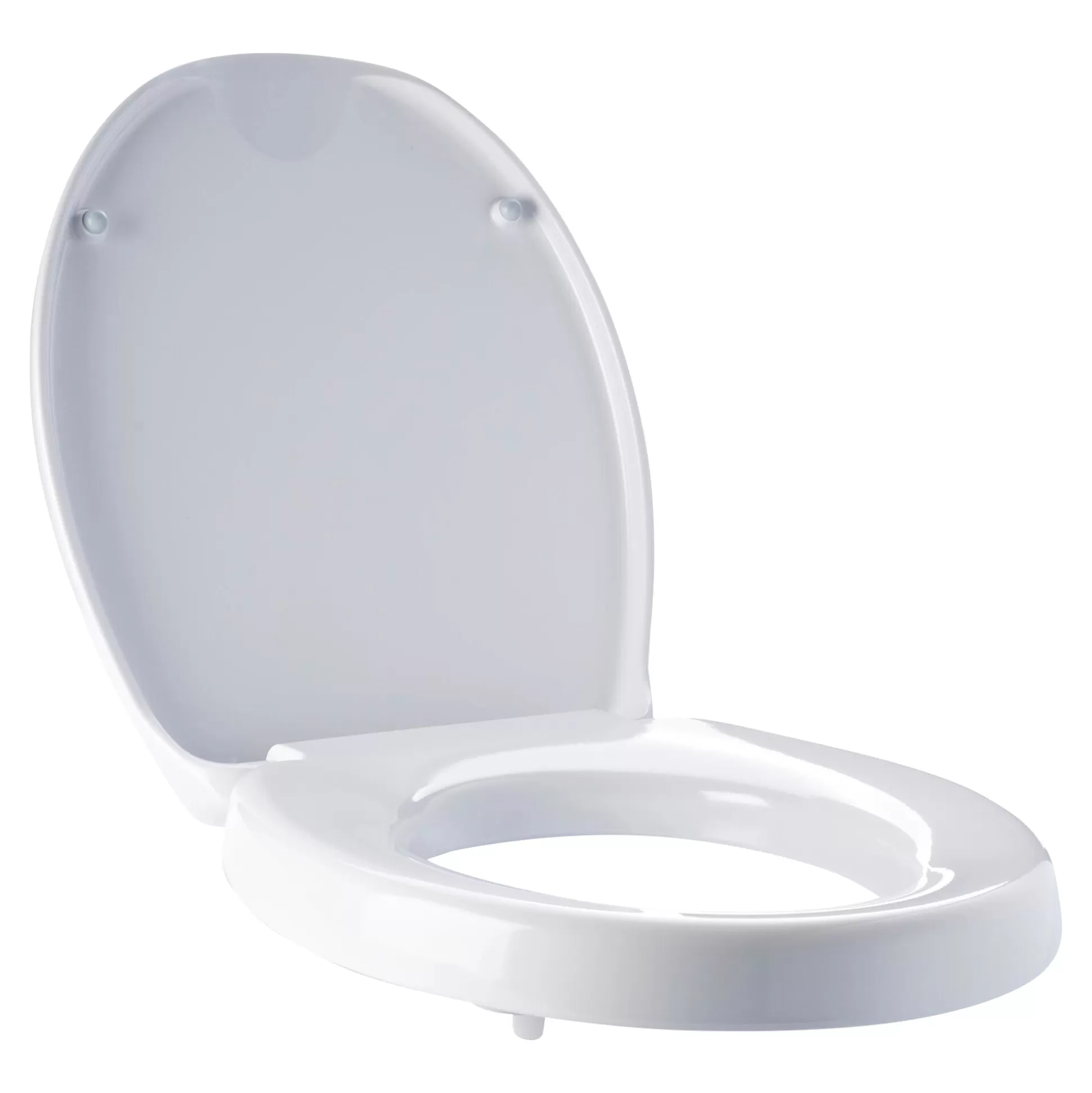 Rehausseur de Toilette Ridder Confort+ - Fermeture Douce et Silencieuse | Accessoire Senior Élégant pour Salle de Bain