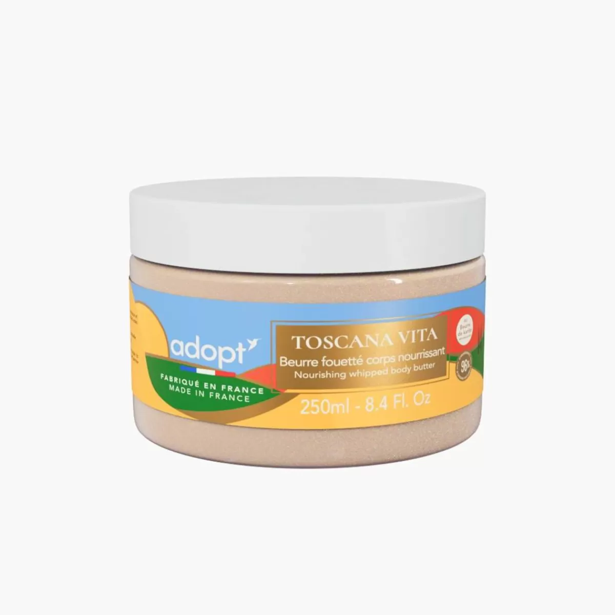 Crème-Lait Corporelle Énergie Vitale Toscana - Soin Nourrissant Sensoriel