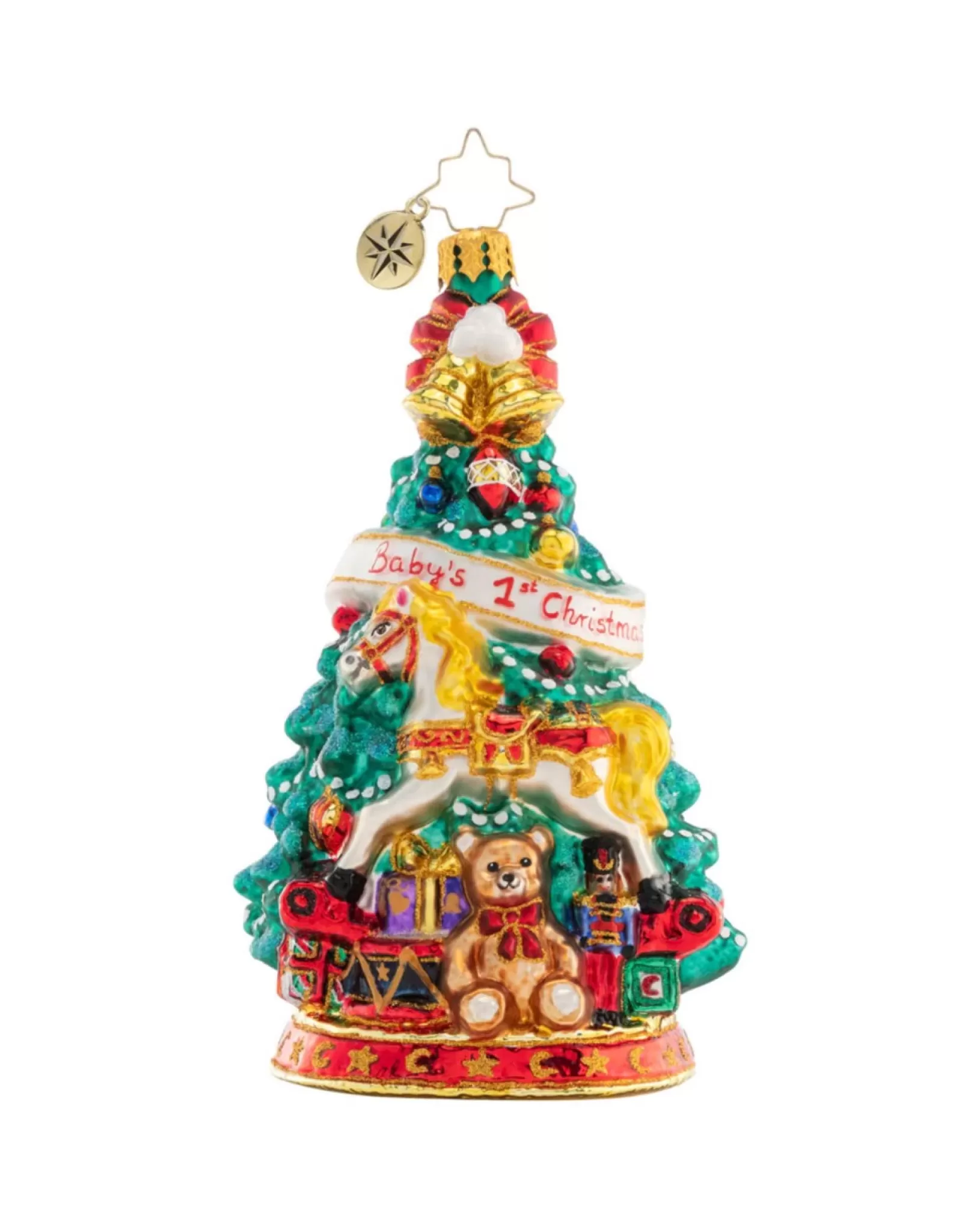 Sapin Étoile de Bébé Radko - Première Décoration Enchantée