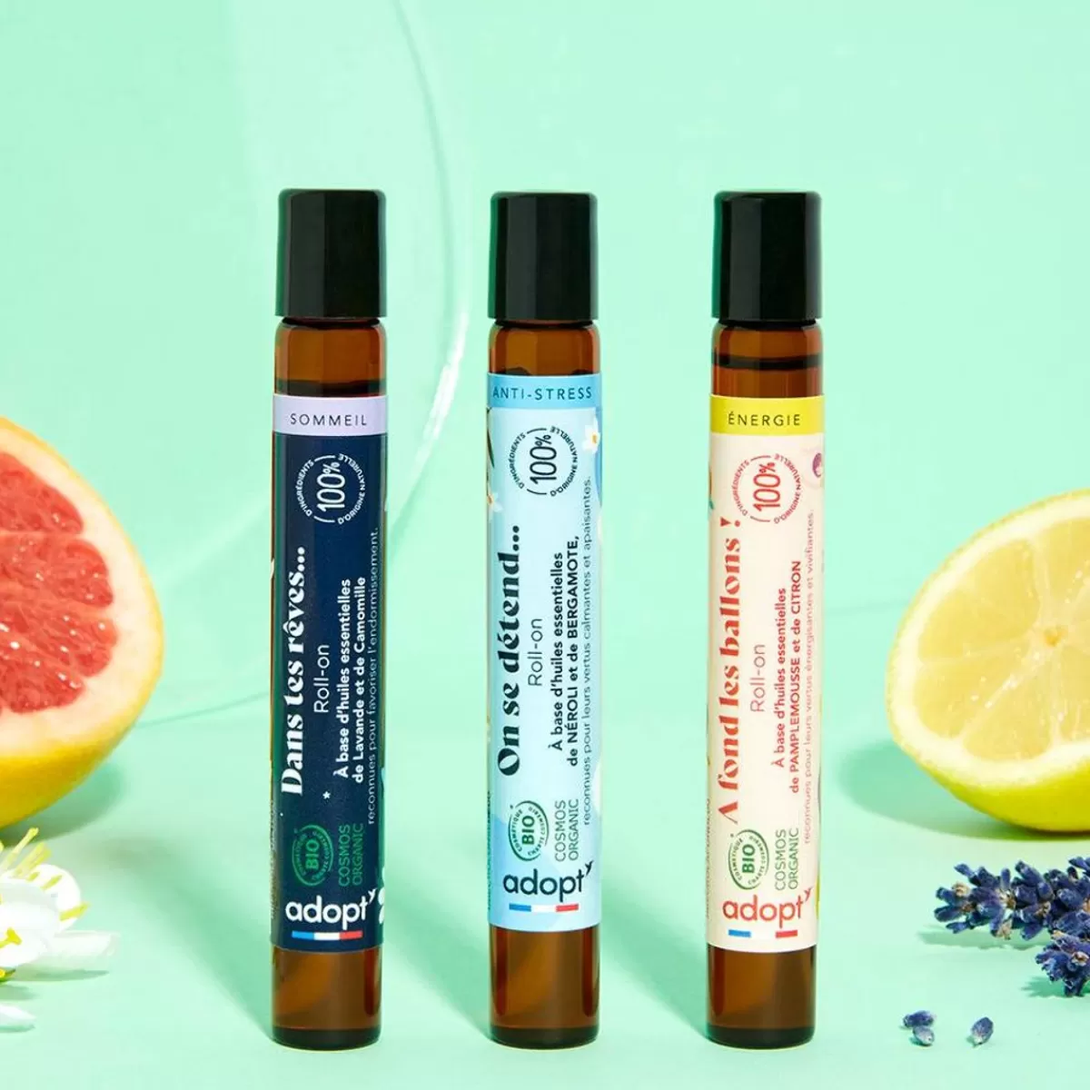 Découvrez notre Trio Roll-On d'Huiles Essentielles Bio - Collection Exclusif