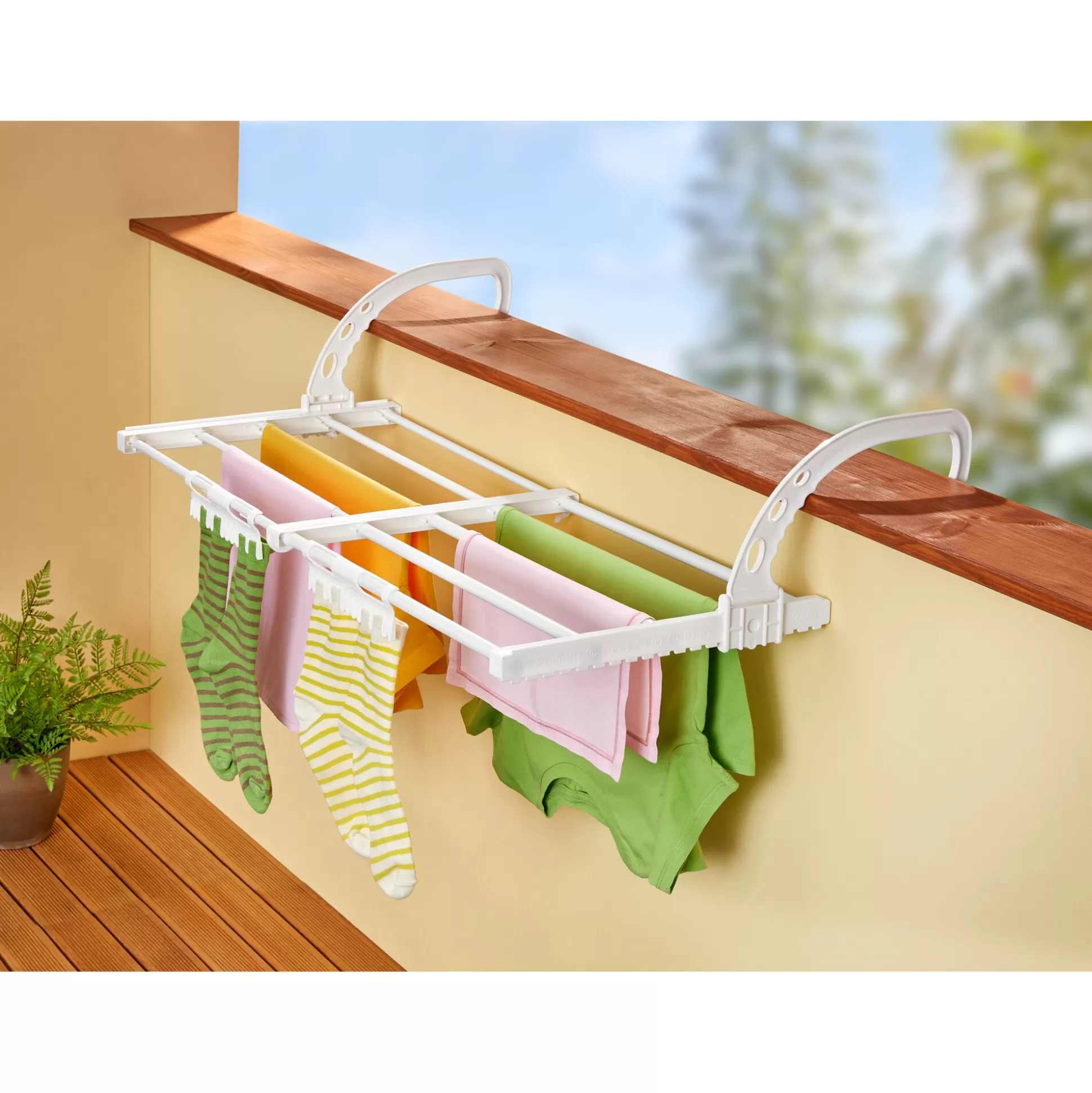 Étagère Séchoir Polyvalente Genialo - Design Compact et Pliable pour Intérieur/Extérieur