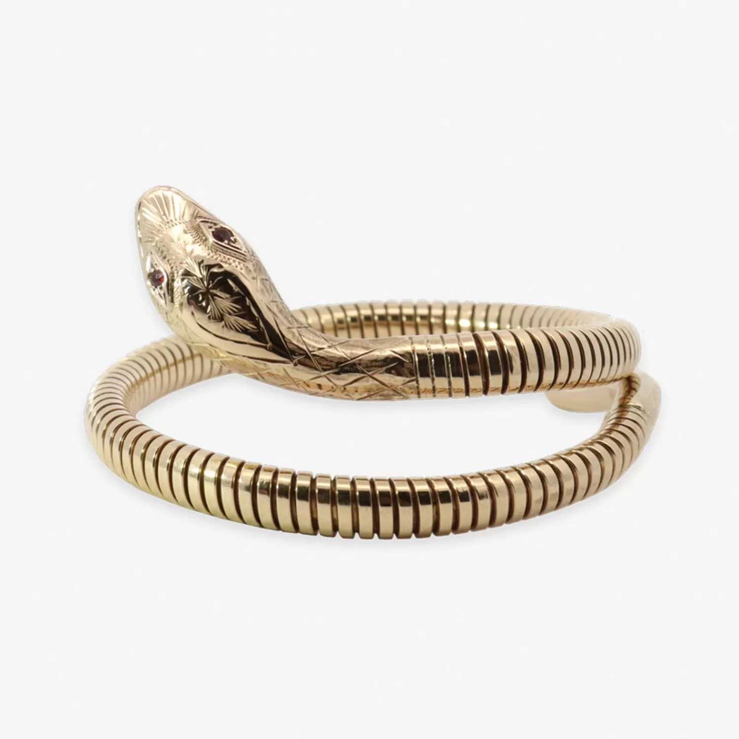 Brasard serpent vintage en or 9 carats - Pièce collector Alkemistry des années 70 • Promotion éclair limitée