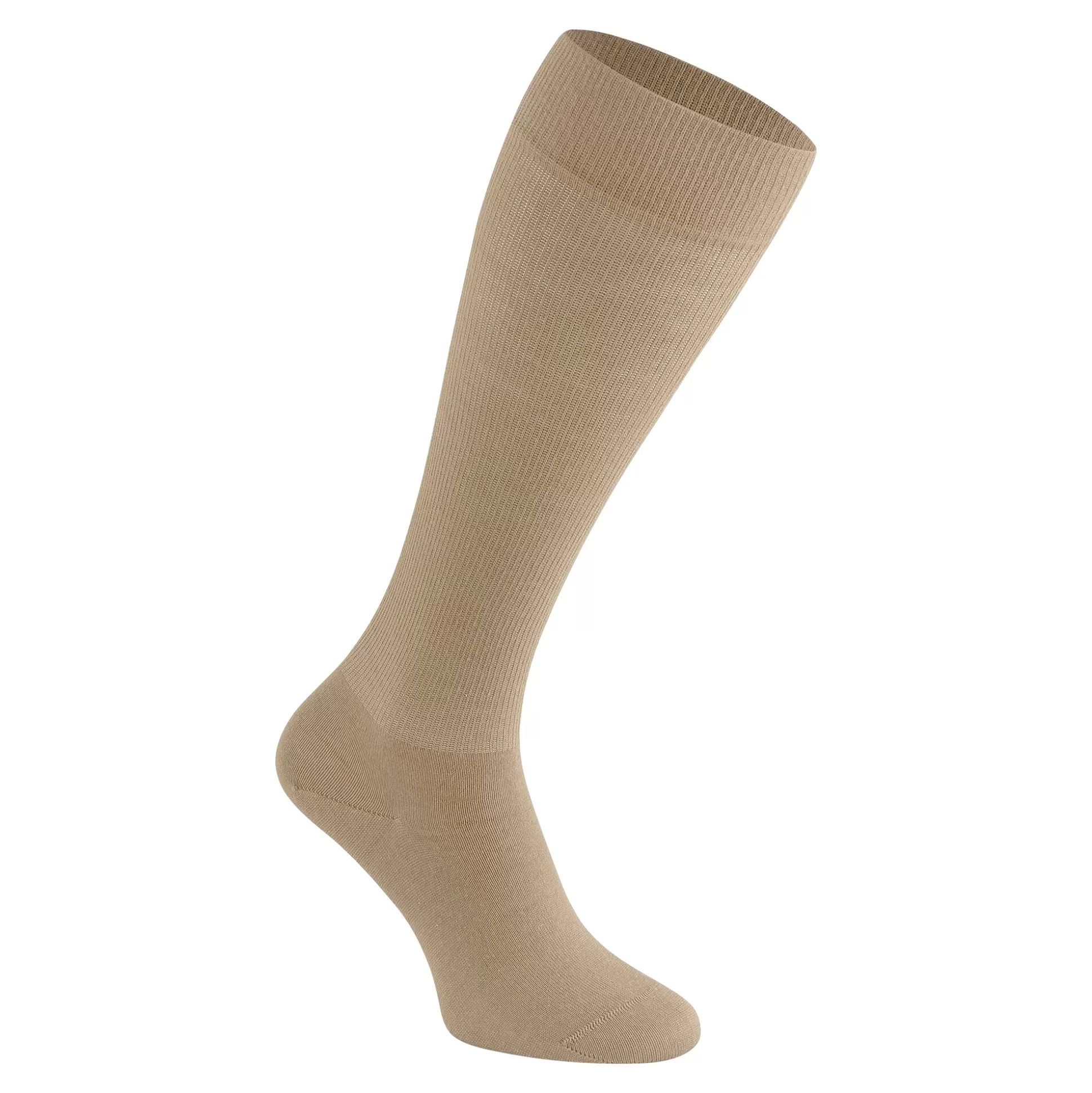 Chaussettes de Confort FUSSGUT Vital - Bas de Contention Voyage (Lot 3 paires) Teinte Naturel Peau - Soutien Léger Jour/Nuit