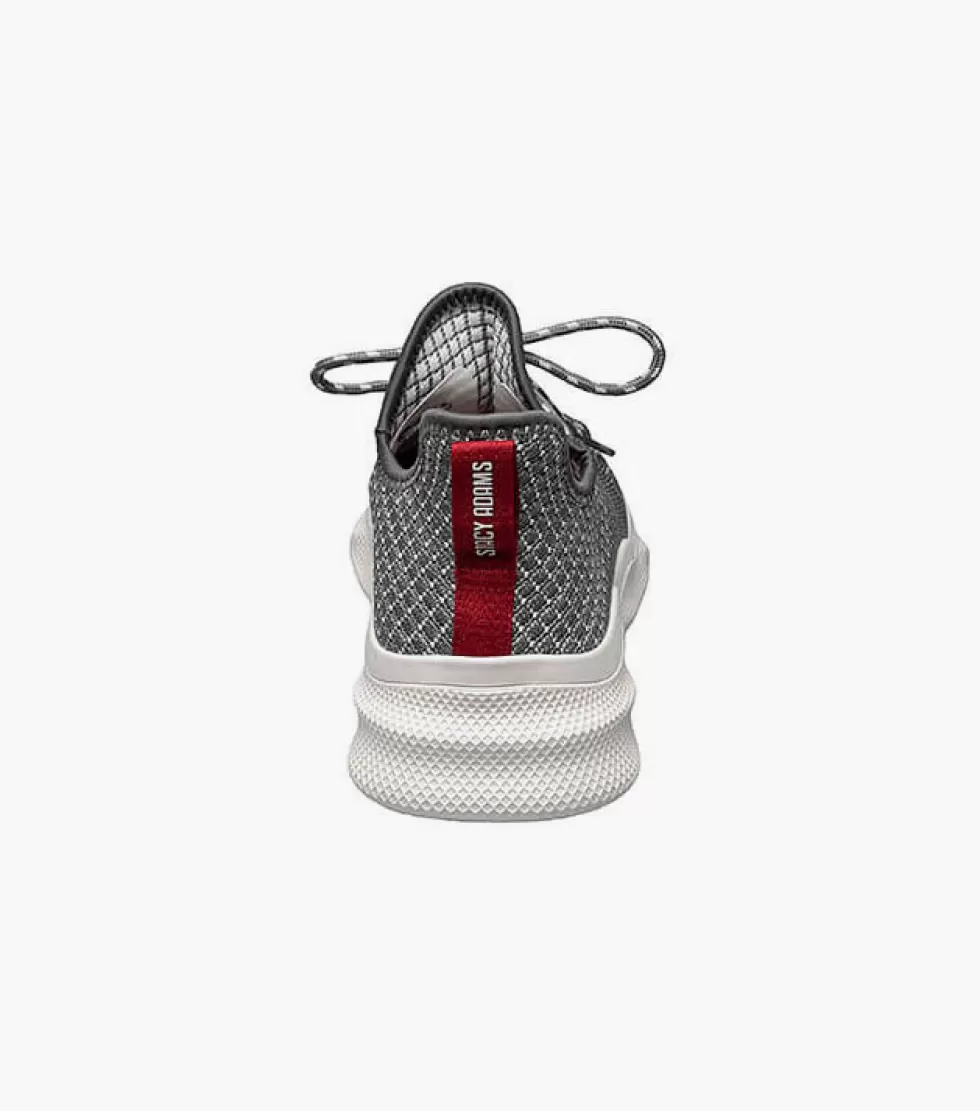 Chaussures élégantes Vortex Gris Argent - Confort optimal & style moderne par Stacy Adams - Prix attractif