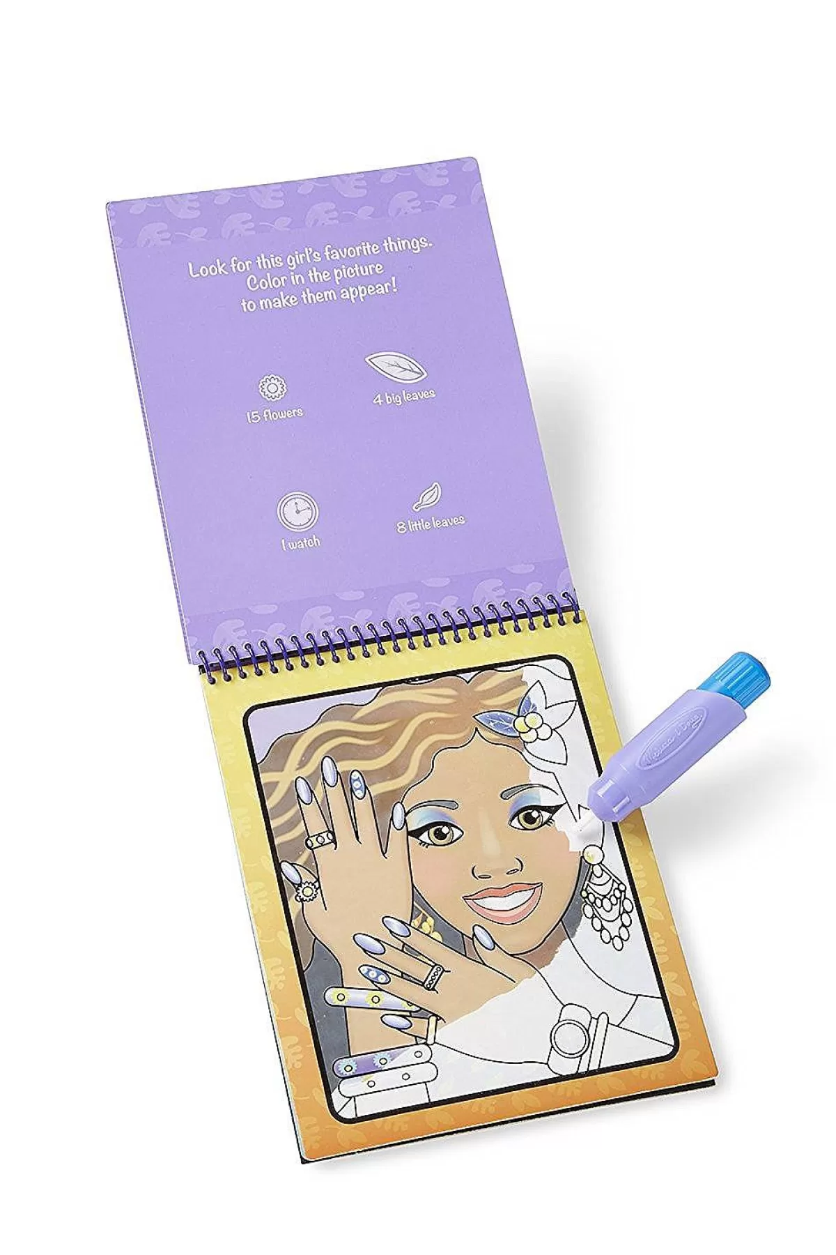 Découvrez le Kit de Beauté Aquatique Réutilisable Melissa et Doug - Activités Créatives Sans Gâchis pour Enfants (Manucure & Maquillage Ludiques)