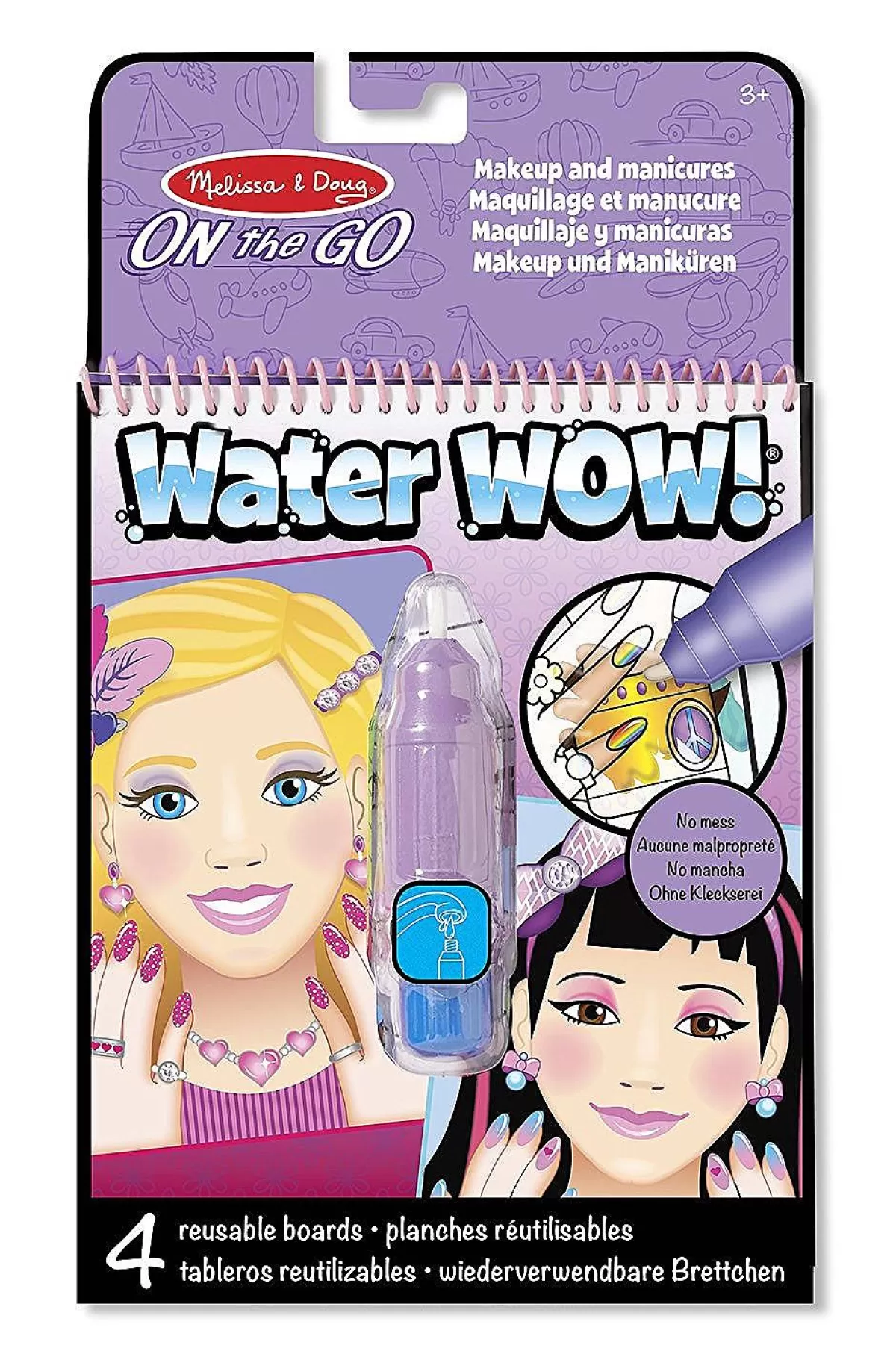 Découvrez le Kit de Beauté Aquatique Réutilisable Melissa et Doug - Activités Créatives Sans Gâchis pour Enfants (Manucure & Maquillage Ludiques)