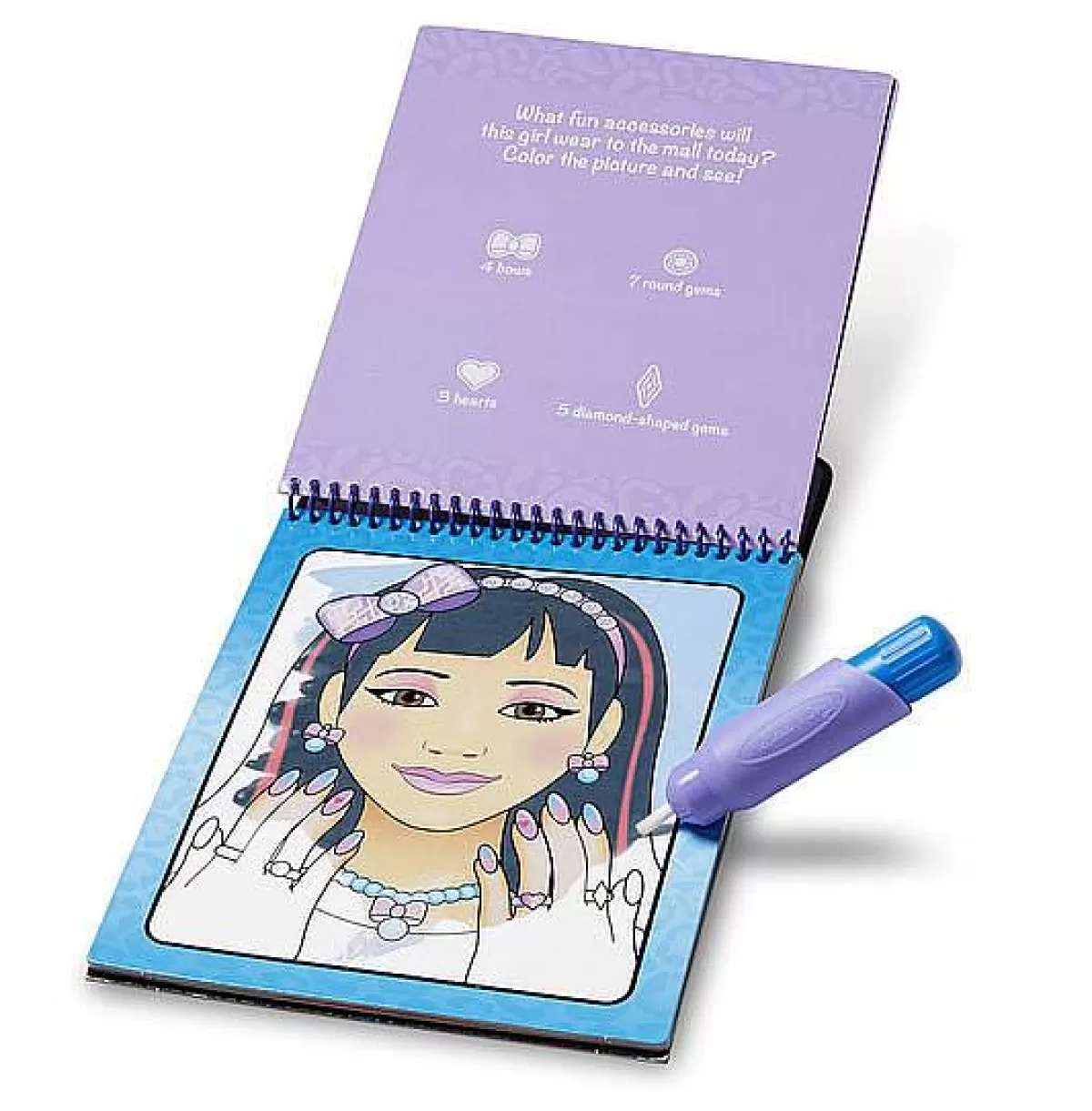 Découvrez le Kit de Beauté Aquatique Réutilisable Melissa et Doug - Activités Créatives Sans Gâchis pour Enfants (Manucure & Maquillage Ludiques)