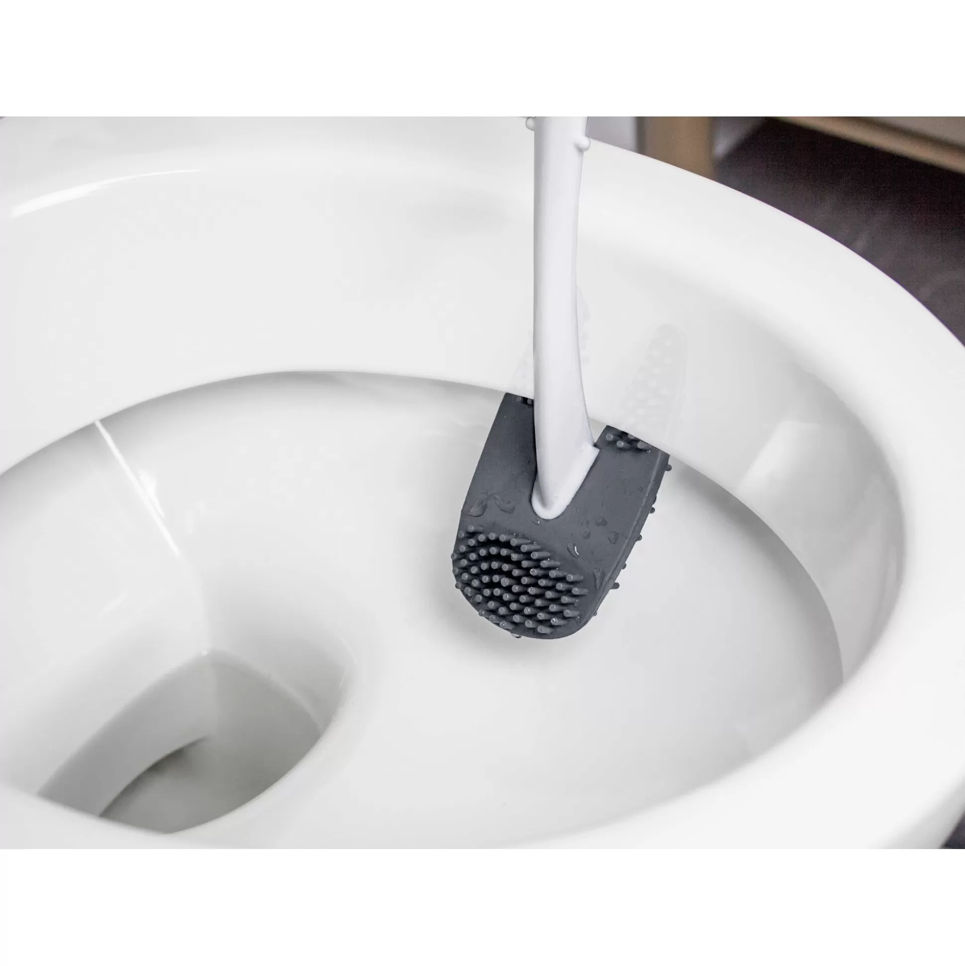 Toiletborstels^Bümag Wc-Garnituur “Haarloos” Grijs