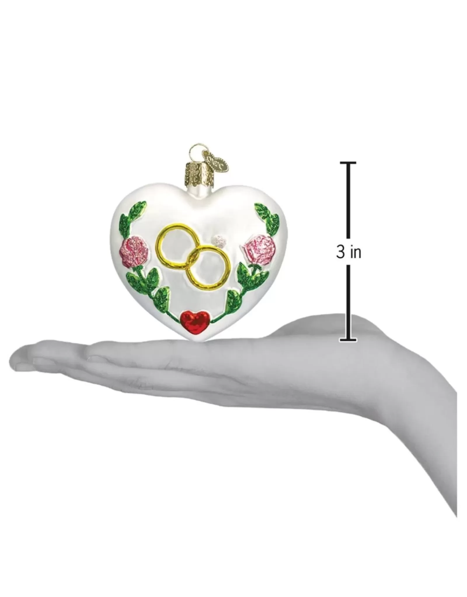Cœur de l'Amour Éternel - Décoration de Mariage Élégante Noël Traditionnel (Fête des Amoureux)