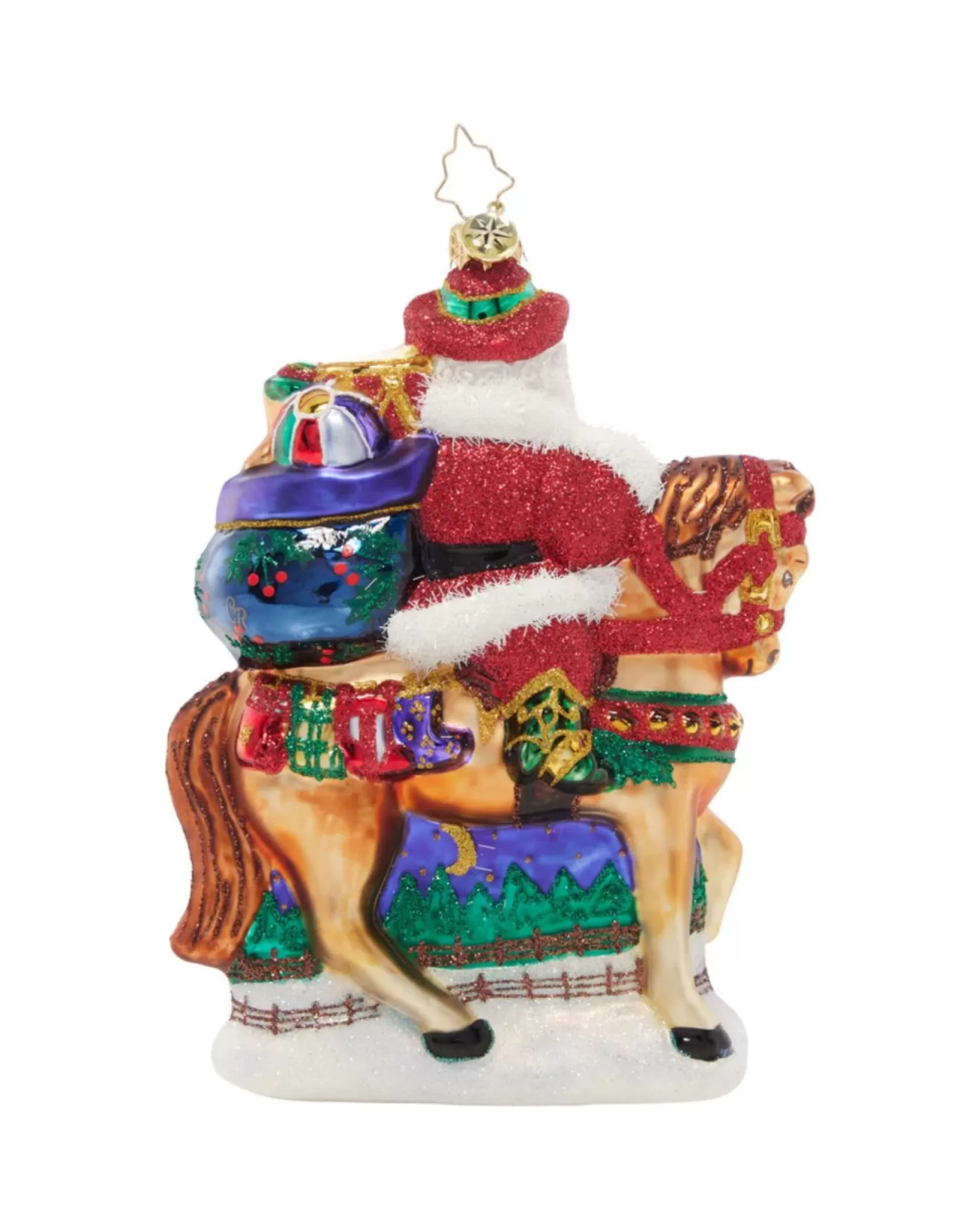 Santoche Far West - Père Noël Collector Christopher Radko en Édition Spéciale