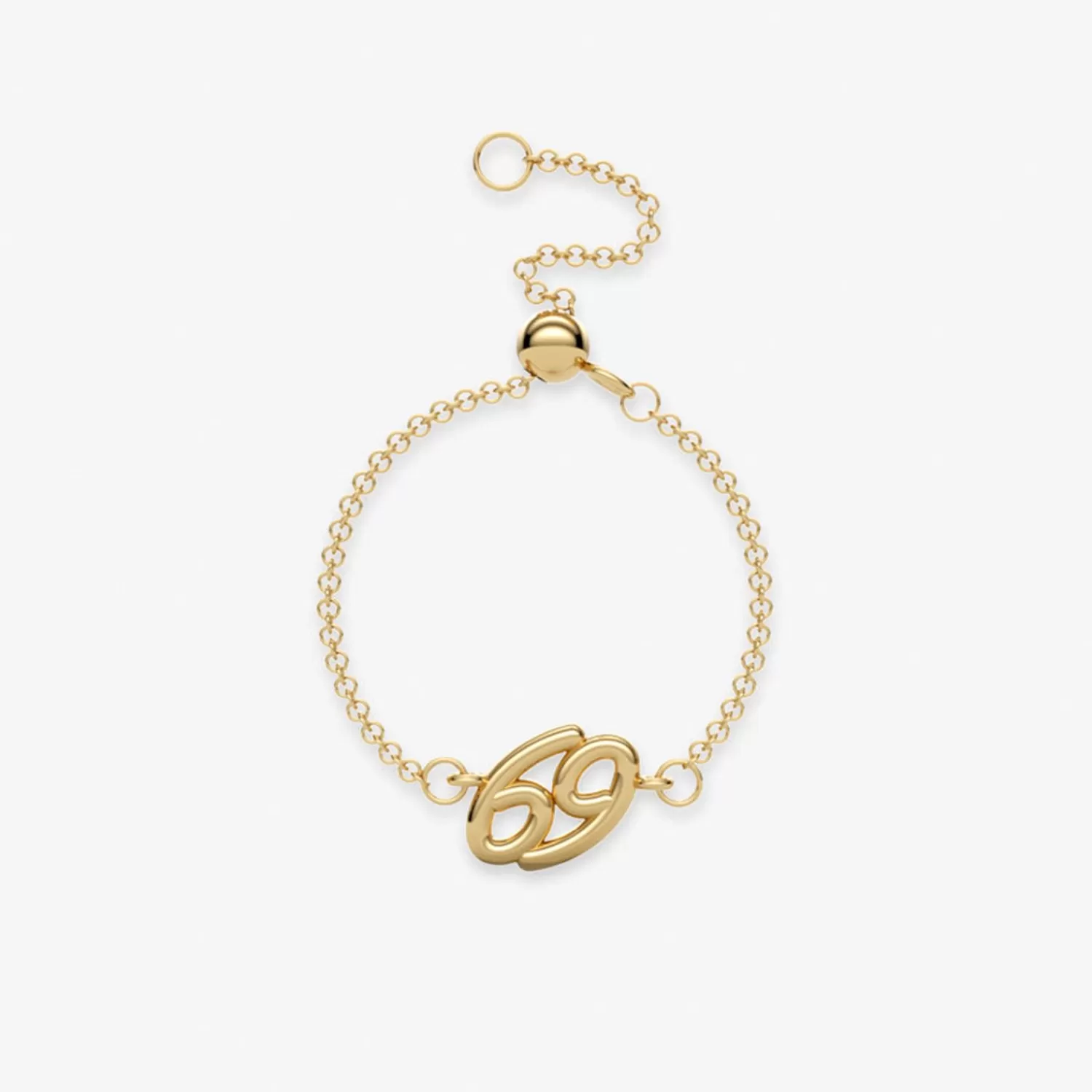 Bague Alkemistry Zodiaque - Chaîne ajustable personnalisable en or 18 carats inspirée des signes astrologiques