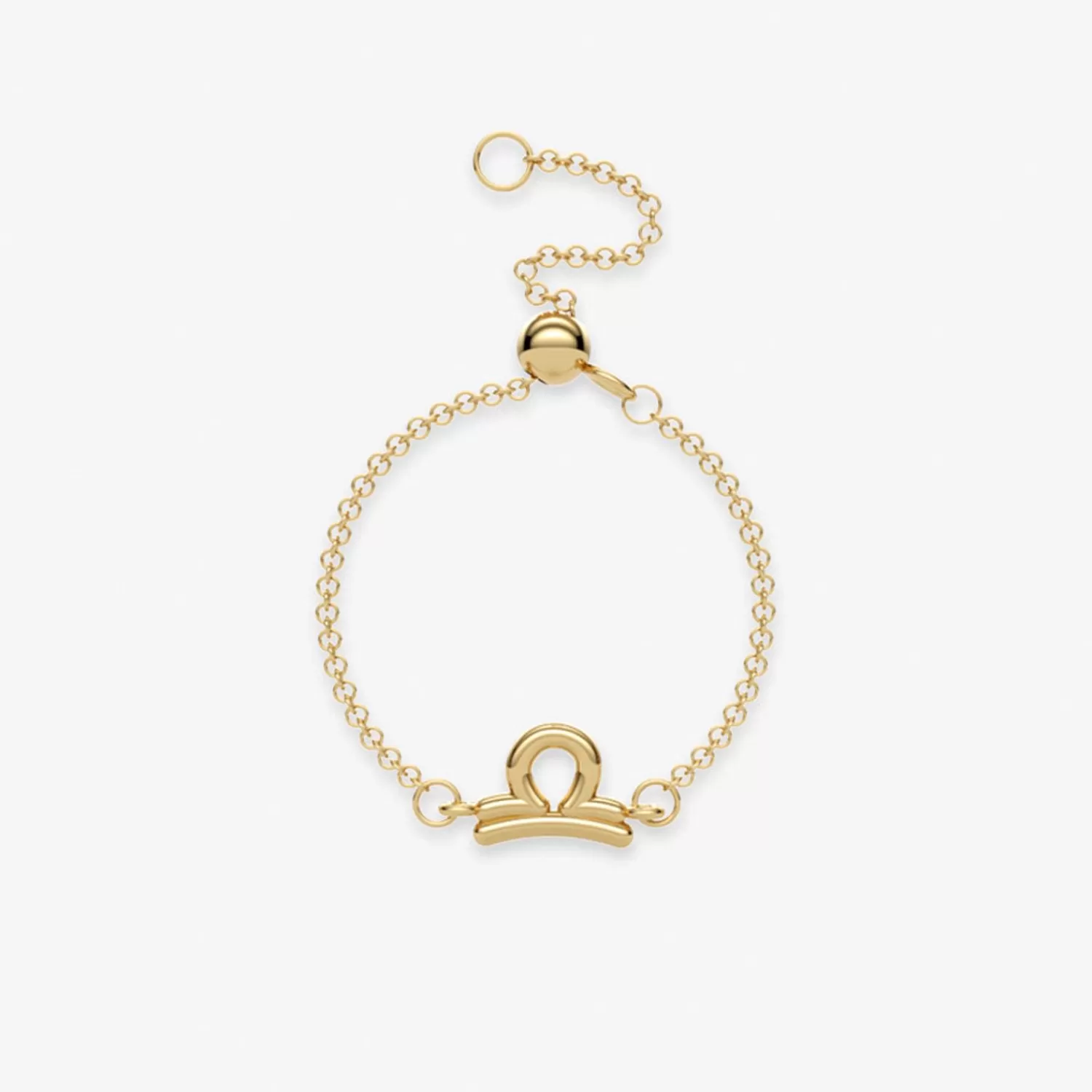 Bague Alkemistry Zodiaque - Chaîne ajustable personnalisable en or 18 carats inspirée des signes astrologiques