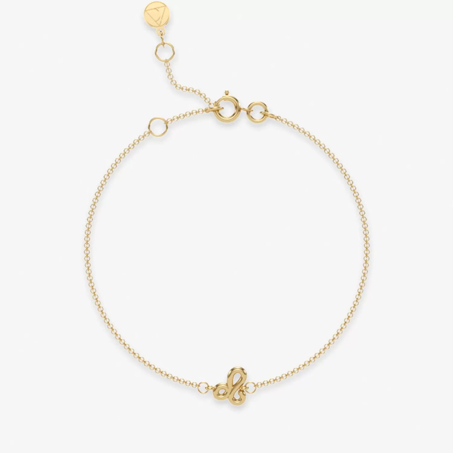 Bracelet Alkemistry Zodiac en Or 18 Carats - Chaîne Élégante avec Symbole Astrologique Personnalisé