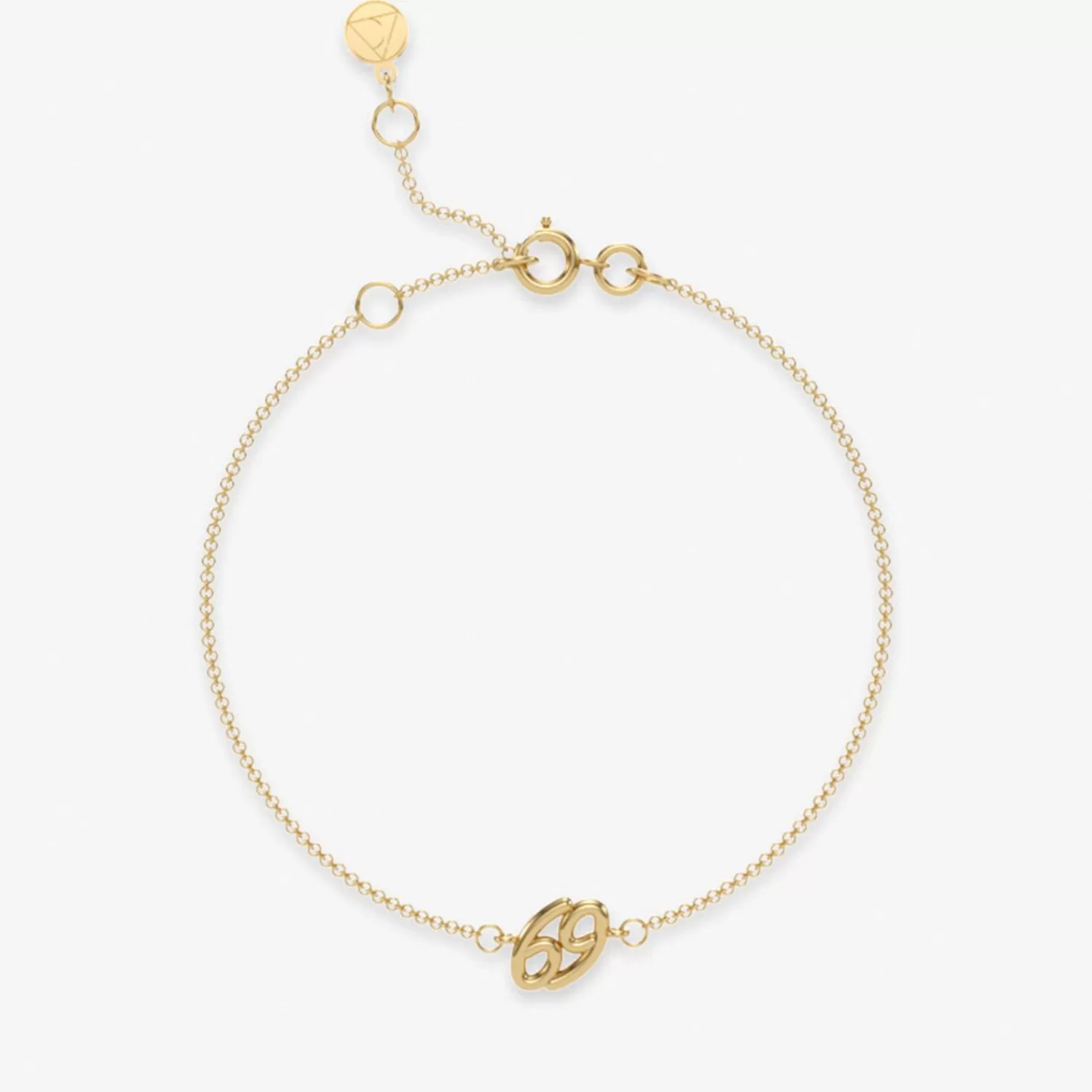 Bracelet Alkemistry Zodiac en Or 18 Carats - Chaîne Élégante avec Symbole Astrologique Personnalisé