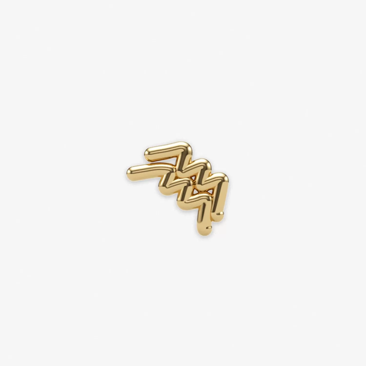 Boucle d'Oreille Étoile du Zodiaque en Or 18 Carats – Création Unique Alkemistry, Style Astral Élégant